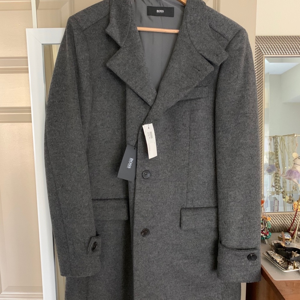 Boss Men’s wool coat size 50